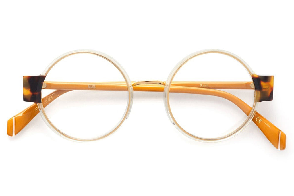 Kaleos Eyehunters - Fern Eyeglasses Clear/Brown Tortoise