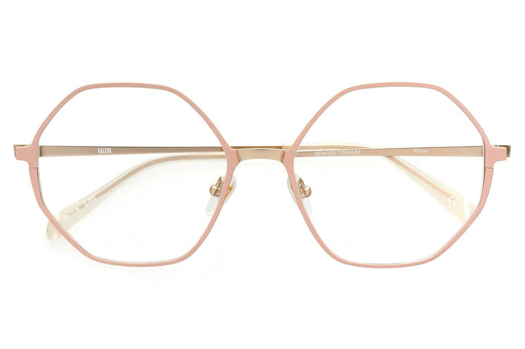 Kaleos Eyehunters - Winter Eyeglasses Pink/Gold