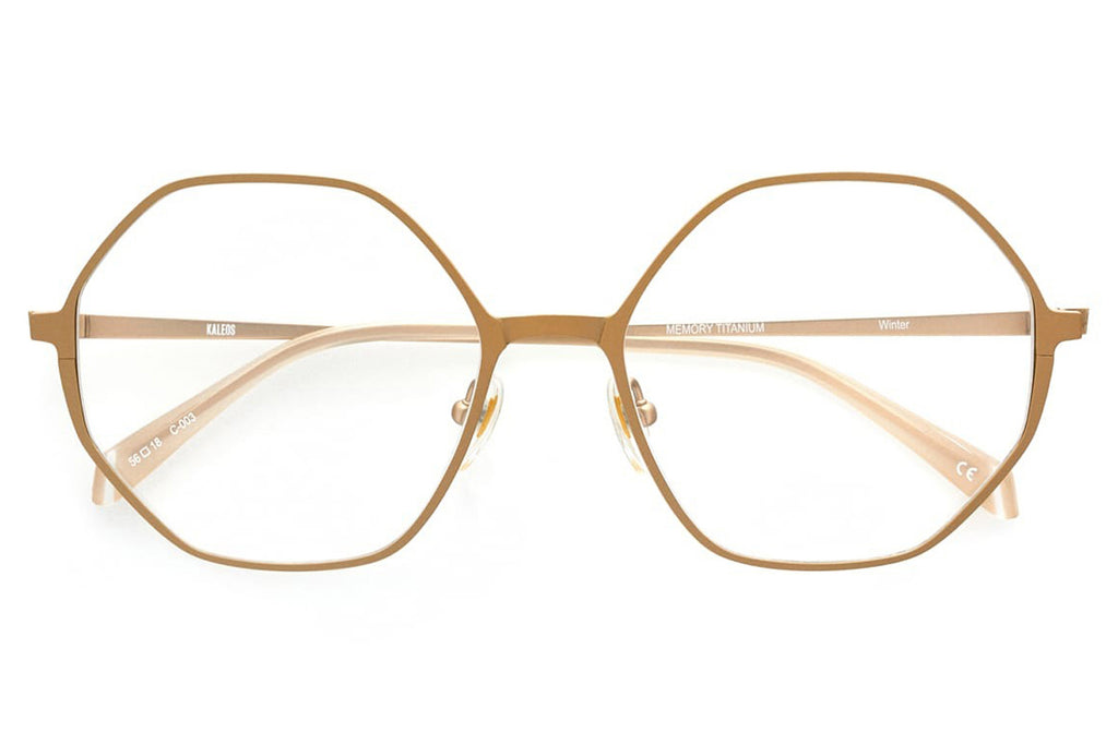 Kaleos Eyehunters - Winter Eyeglasses Gold