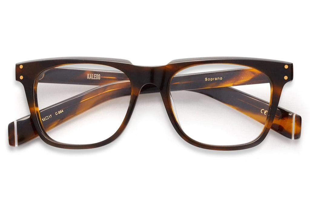 Kaleos Eyehunters - Soprano Eyeglasses Dark Brown Tortoise