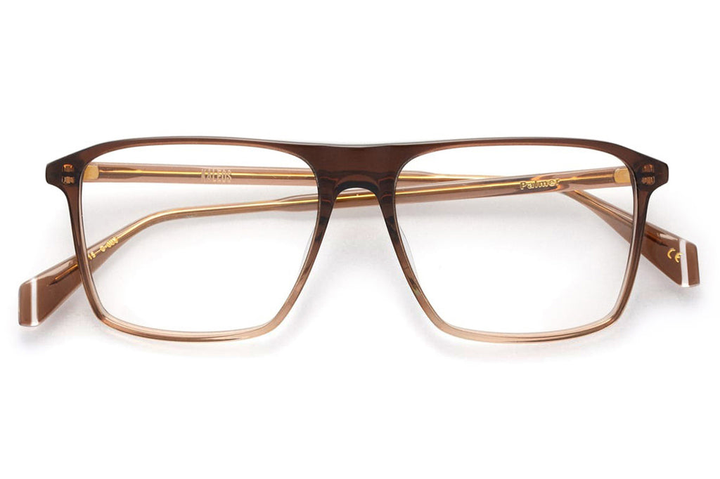 Kaleos Eyehunters - Palmer Eyeglasses Transparent Brown