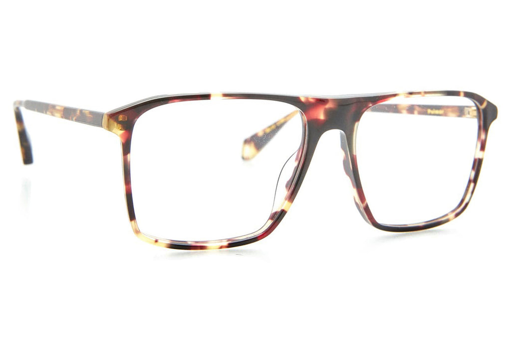 Kaleos Eyehunters - Palmer Eyeglasses Dark Brown Tortoise