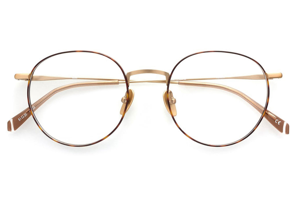 Kaleos Eyehunters - Hamilton Eyeglasses Brown Tortoise/Gold