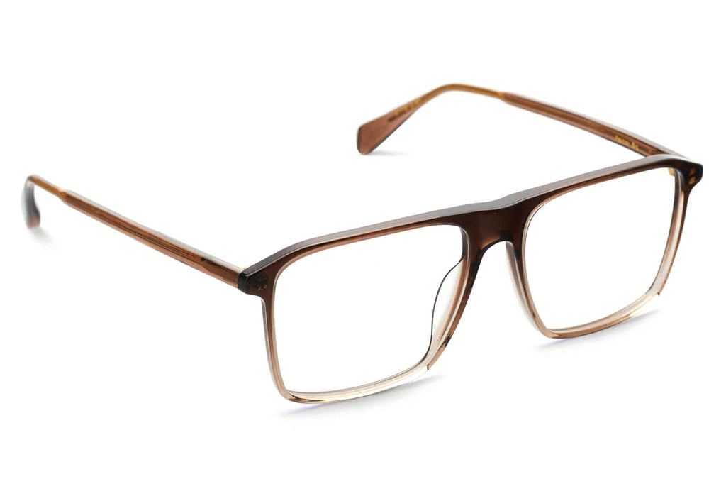 Kaleos Eyehunters - Palmer Big Eyeglasses Transparent Brown