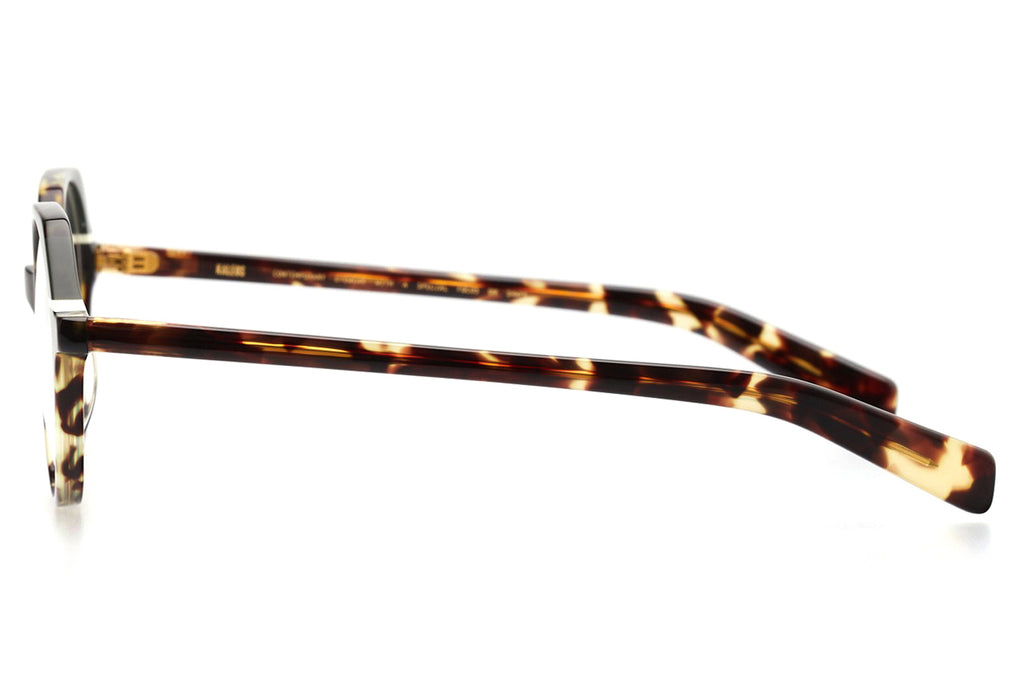 Kaleos Eyehunters - Hanson Eyeglasses Brown Tortoise/Opaque Dark Green