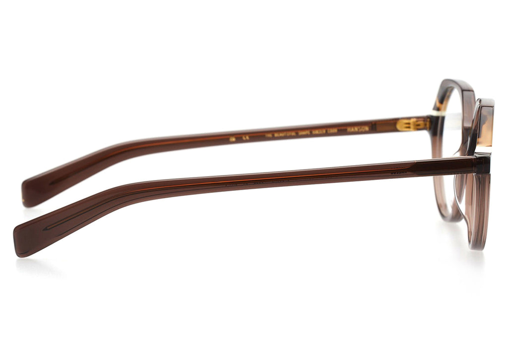 Kaleos Eyehunters - Hanson Eyeglasses Transparent Brown/Brown Tortoise
