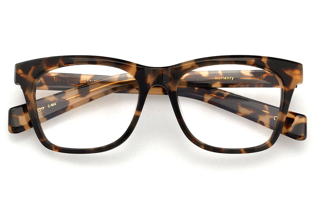 Kaleos Eyehunters - McHenry Eyeglasses Brown Tortoise