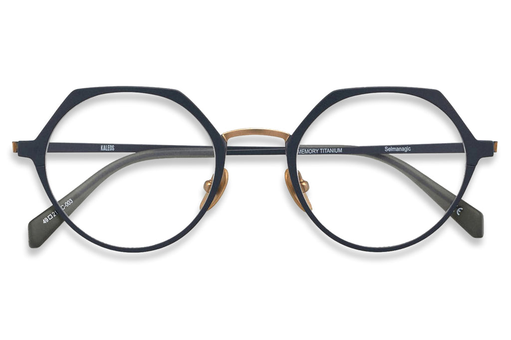 Kaleos Eyehunters - Selmanagic Eyeglasses Dark Grey/Gold