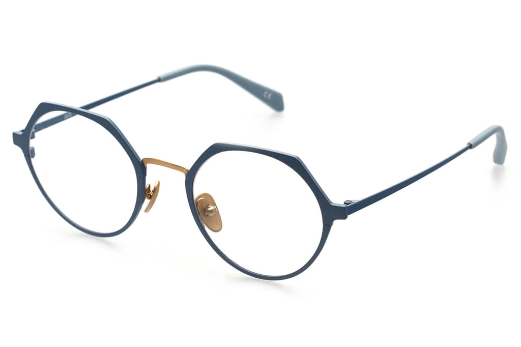 Kaleos Eyehunters - Selmanagic Eyeglasses Matte Light Blue/Gold