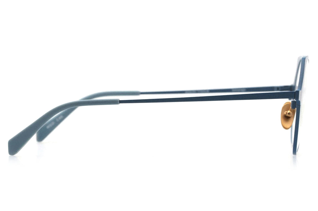 Kaleos Eyehunters - Selmanagic Eyeglasses Matte Light Blue/Gold