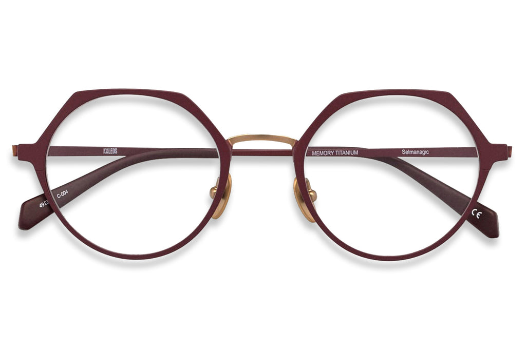 Kaleos Eyehunters - Selmanagic Eyeglasses Garnet/Gold