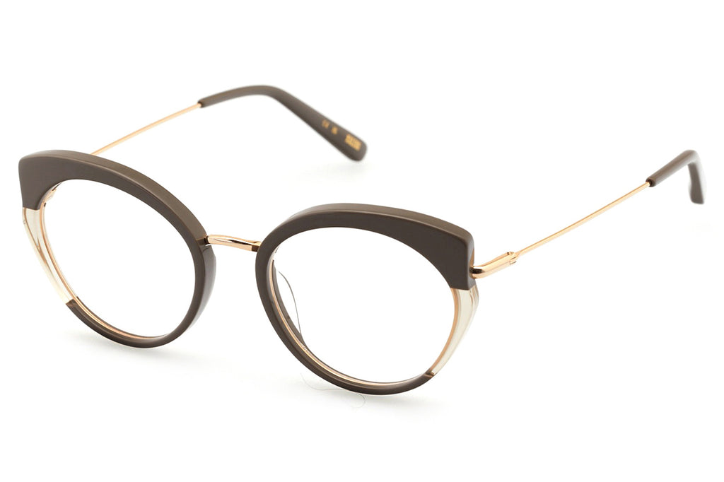 Kaleos Eyehunters - Solis Eyeglasses Taupe