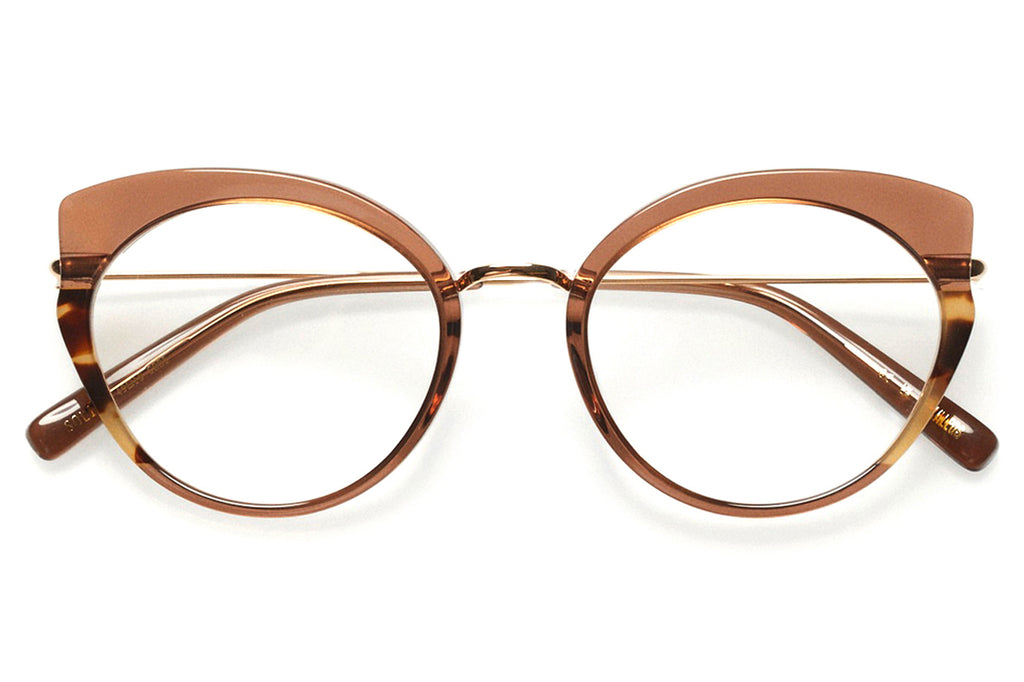 Kaleos Eyehunters - Solis Eyeglasses Brown