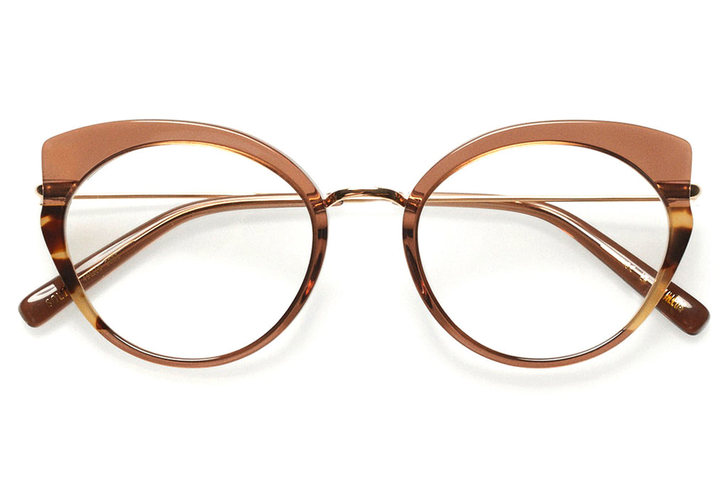 Kaleos Eyehunters - Solis Eyeglasses Brown