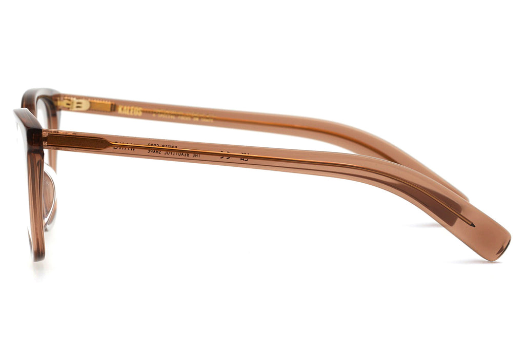 Kaleos Eyehunters - Wang Eyeglasses Brown Crystal