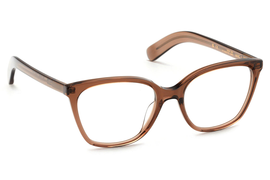 Kaleos Eyehunters - Wang Eyeglasses Brown Crystal