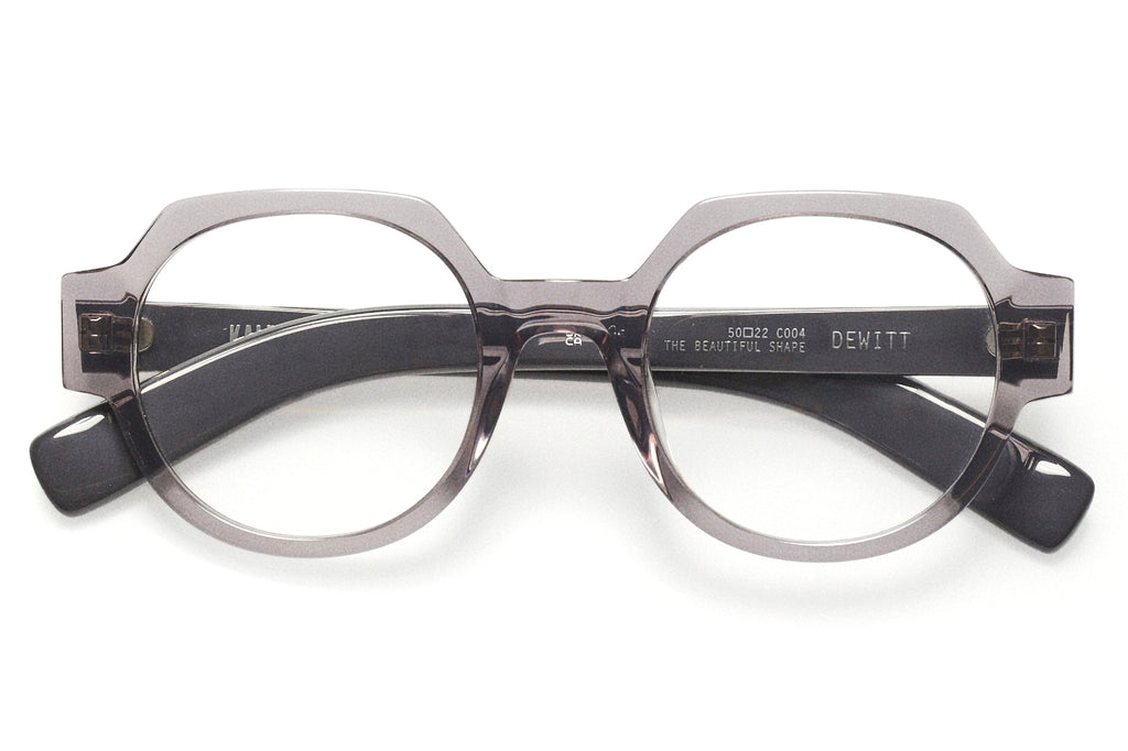 Kaleos Eyehunters - Dewitt Eyeglasses Transparent Grey