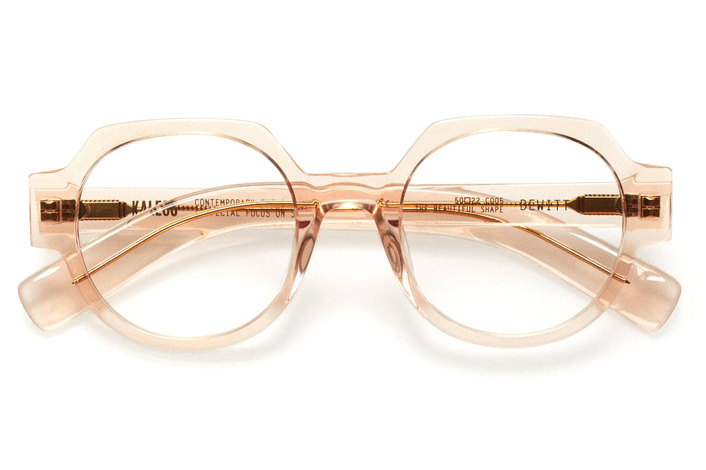 Kaleos Eyehunters - Dewitt Eyeglasses Transparent Light Pink