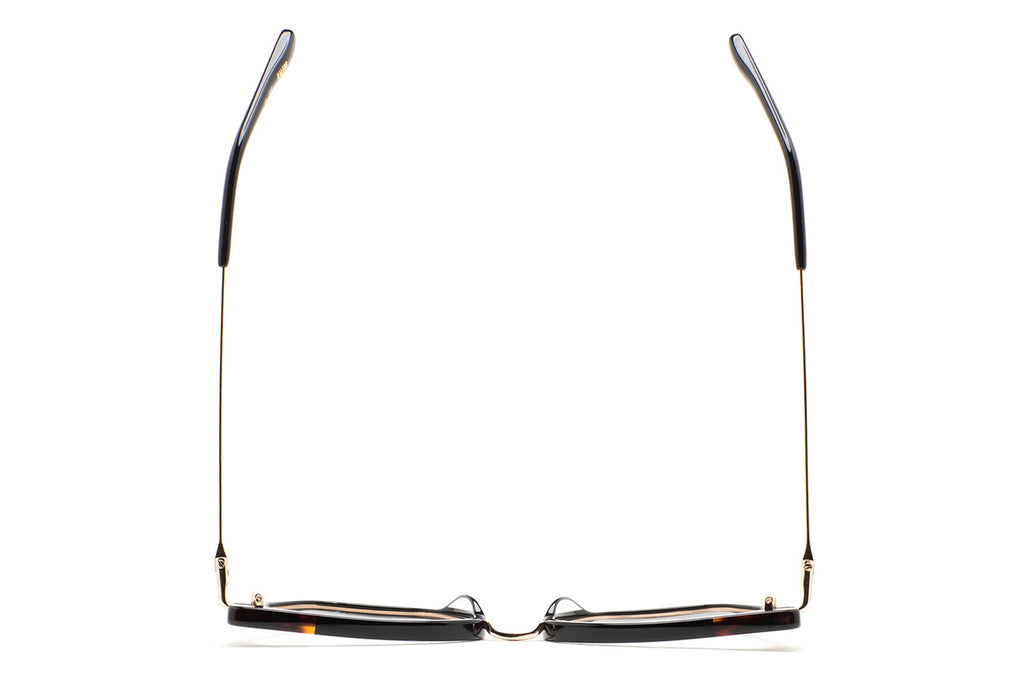 Kaleos Eyehunters - Steele Eyeglasses Black/Dark Brown Havana
