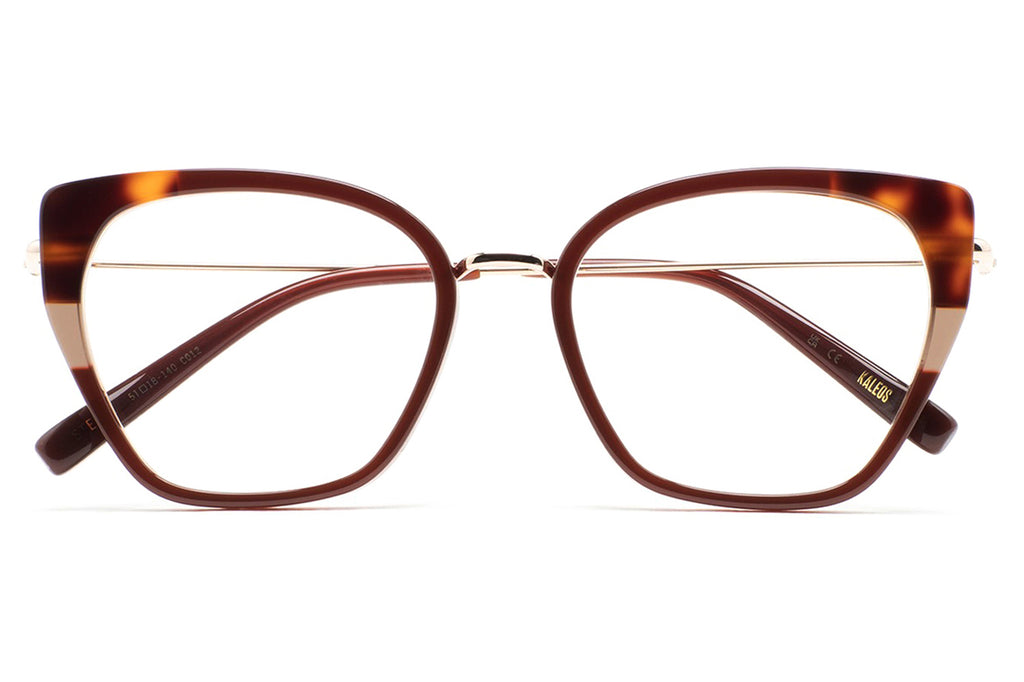 Kaleos Eyehunters - Steele Eyeglasses Translucent Brown/Brown Havana