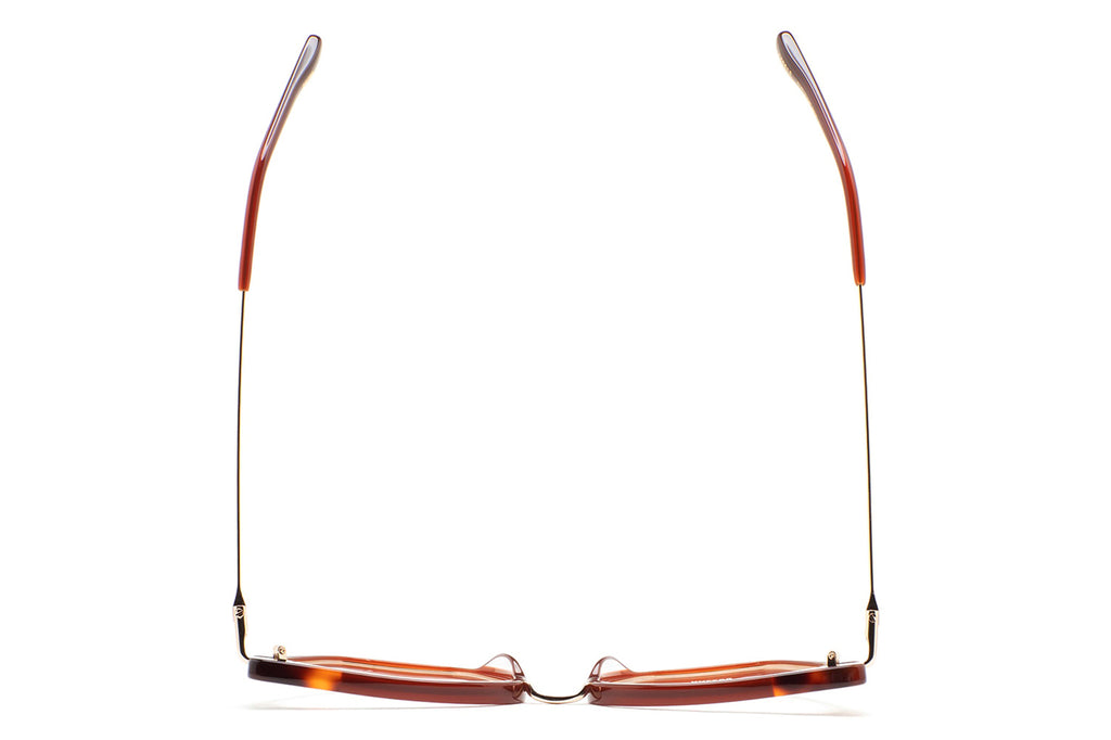 Kaleos Eyehunters - Steele Eyeglasses Translucent Brown/Brown Havana