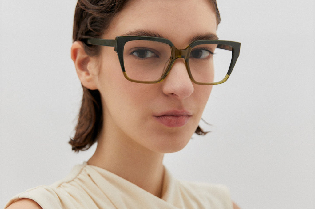 Kaleos Eyehunters - Cuevas Eyeglasses Black/Olive