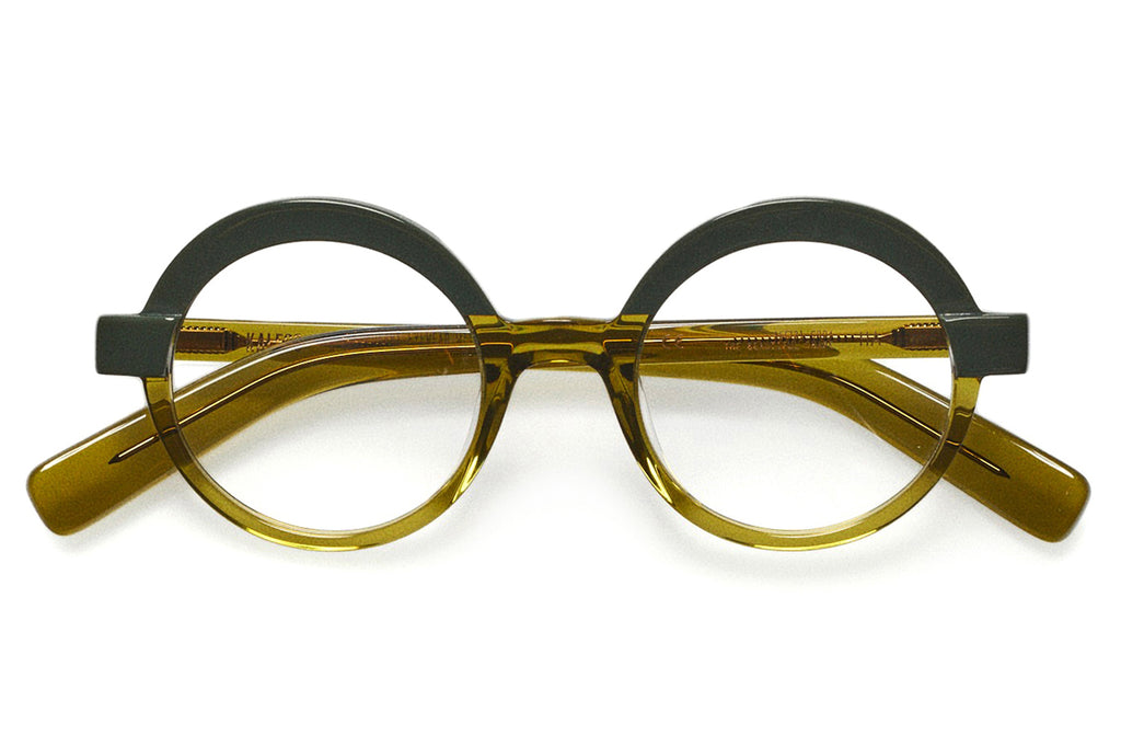 Kaleos Eyehunters - Ha Eyeglasses Opaque Dark Green/Dirty Yellow