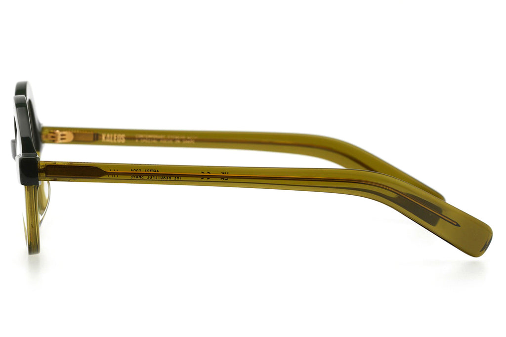 Kaleos Eyehunters - Ha Eyeglasses Opaque Dark Green/Dirty Yellow