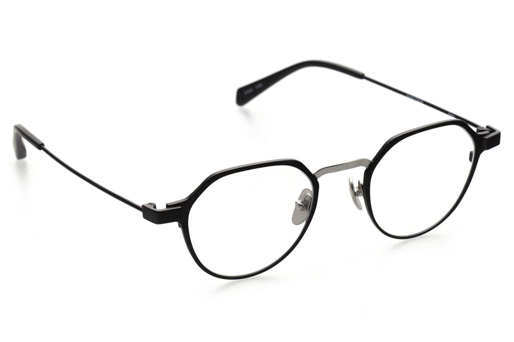 Kaleos Eyehunters - Hansen Eyeglasses Matte Black/Silver
