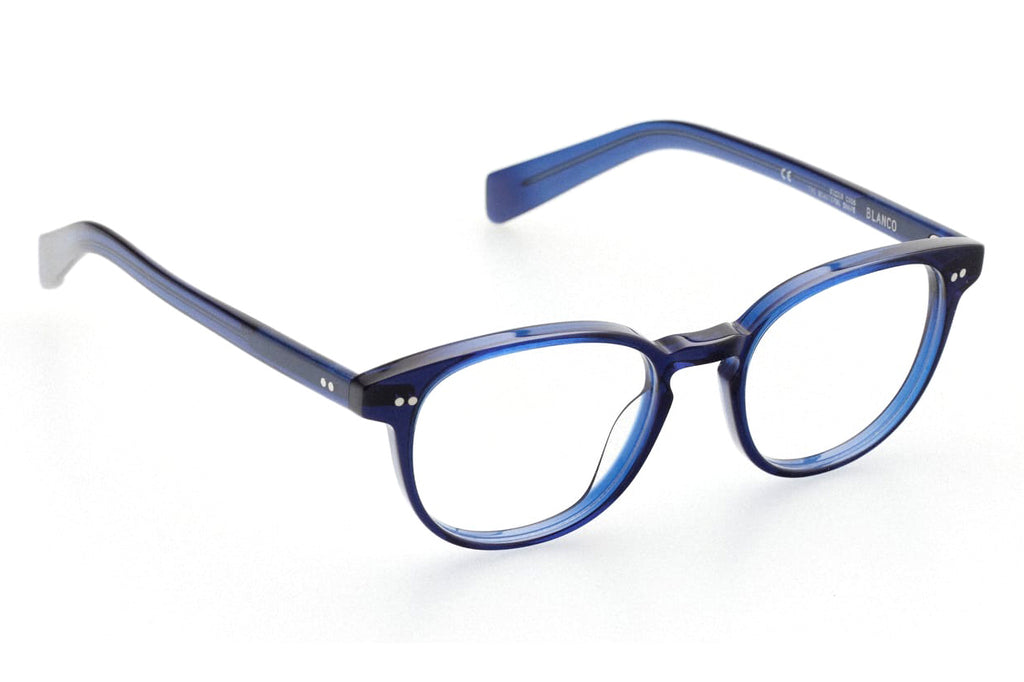 Kaleos Eyehunters - Blanco Eyeglasses Monochrome Blue
