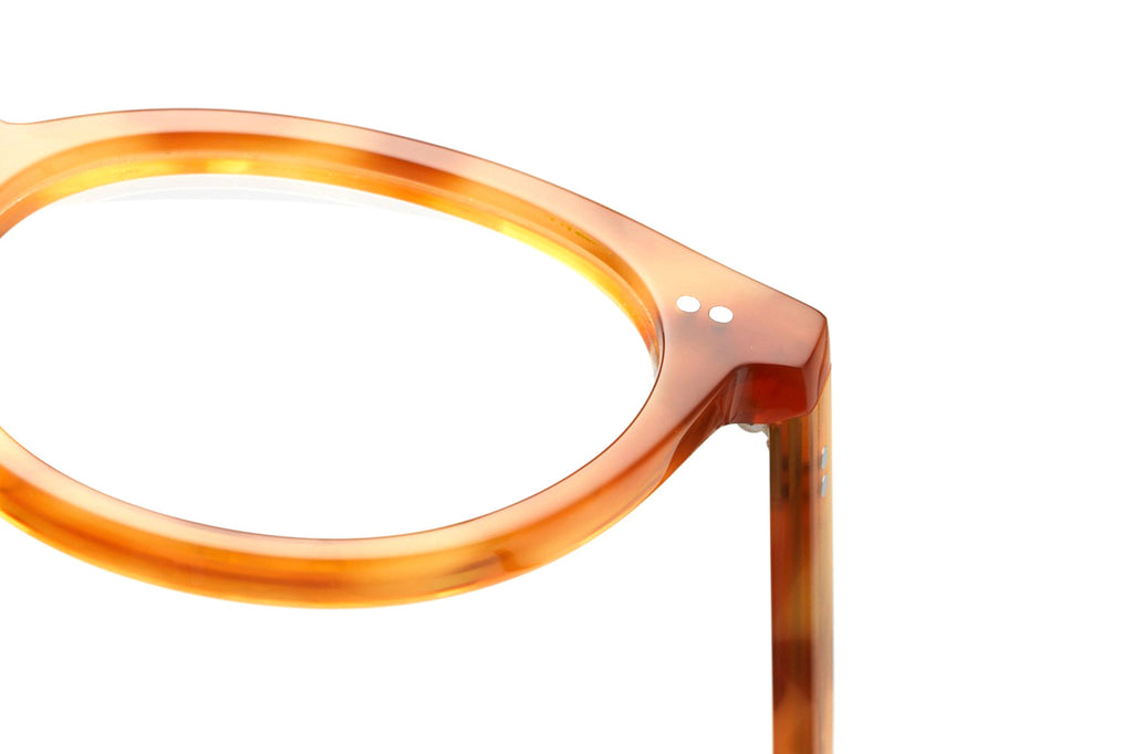 Kaleos Eyehunters - Wain Big Eyeglasses Amber