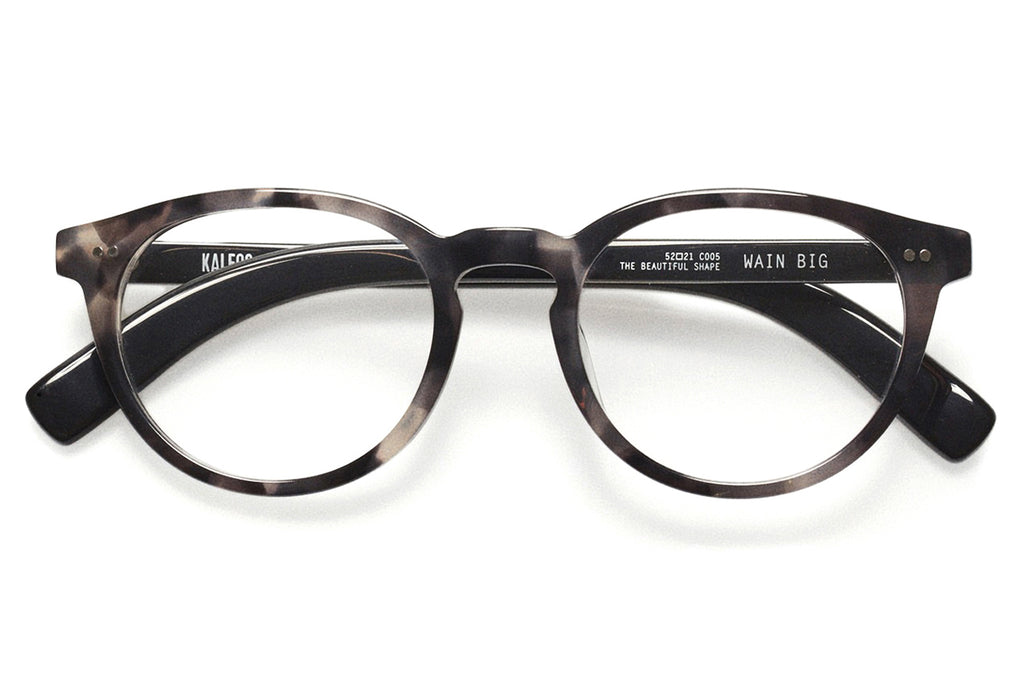 Kaleos Eyehunters - Wain Big Eyeglasses Grey Tortoise