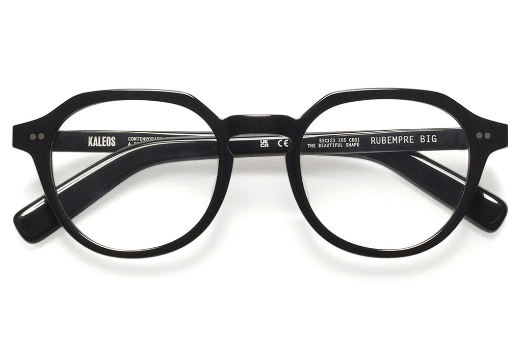 Kaleos Eyehunters - Rubempre Big Eyeglasses Black
