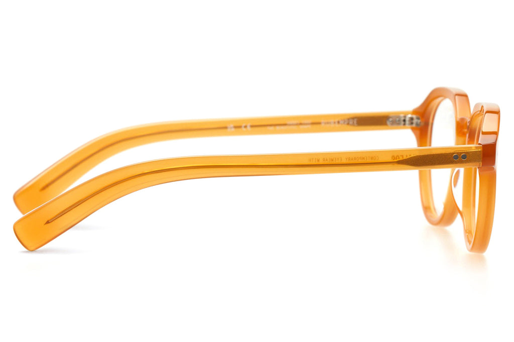 Kaleos Eyehunters - Rubempre Big Eyeglasses Amber