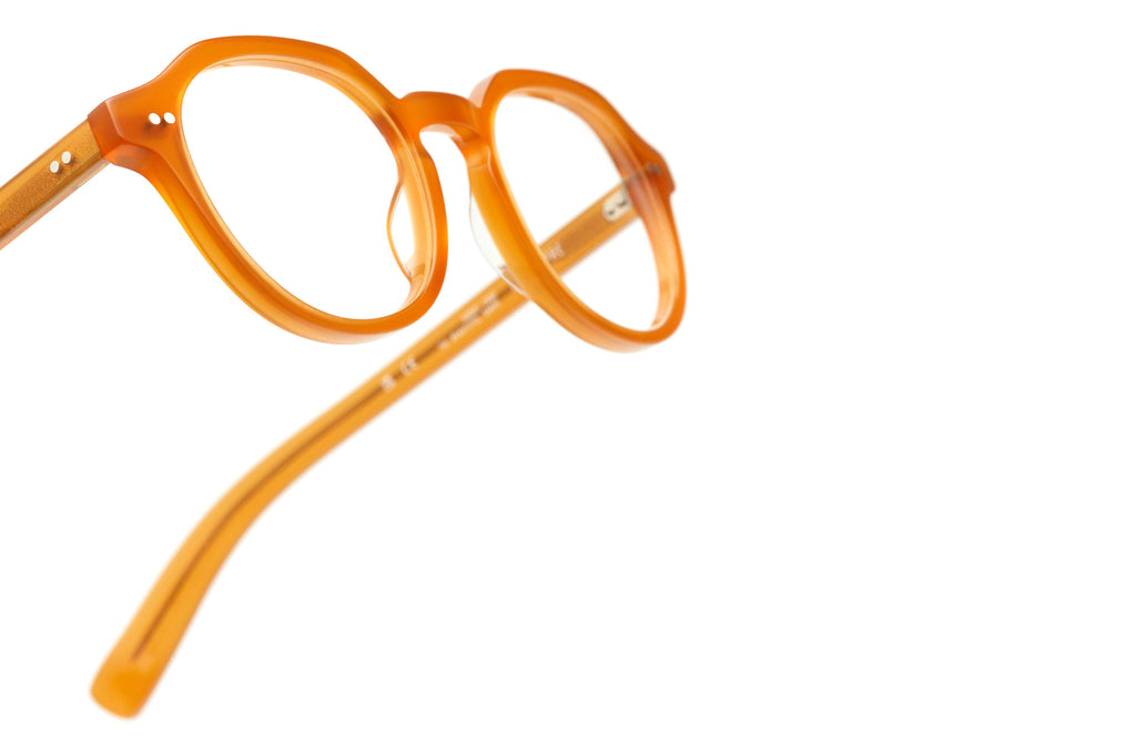 Kaleos Eyehunters - Rubempre Big Eyeglasses Amber