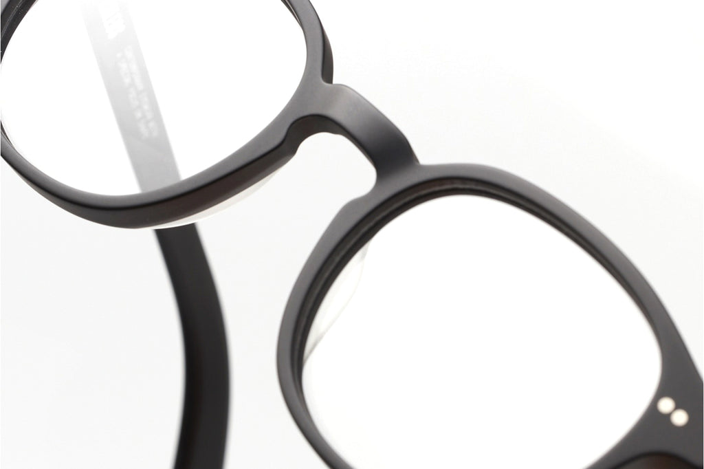 Kaleos Eyehunters - Carboni Eyeglasses Opaque Black