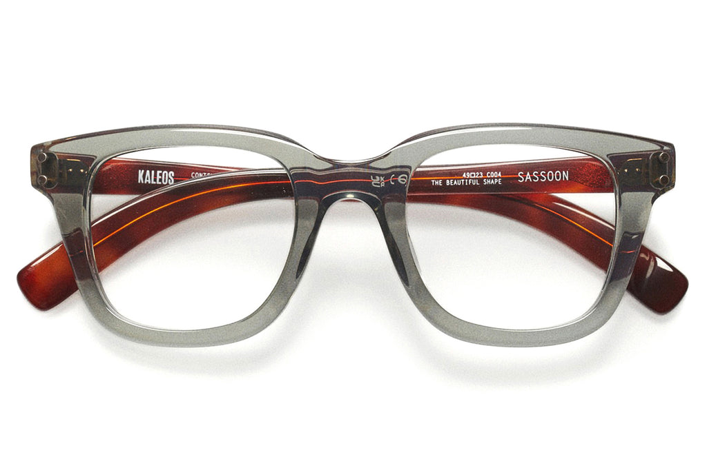Kaleos Eyehunters - Sassoon Eyeglasses Transparent Grey