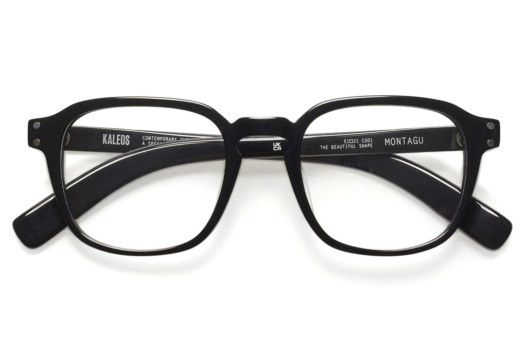 Kaleos Eyehunters - Montagu Eyeglasses Black