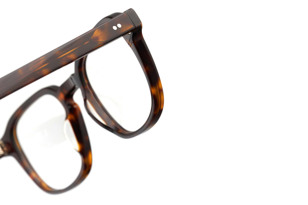 Kaleos Eyehunters - Montagu Eyeglasses Dark Brown Tortoise