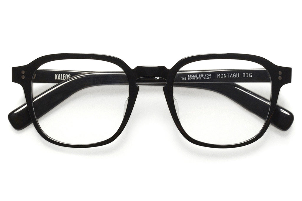 Kaleos Eyehunters - Montagu Big Eyeglasses Black