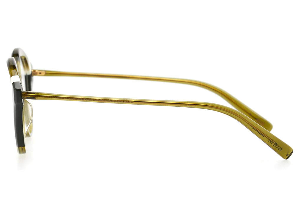 Kaleos Eyehunters - Duchesne Eyeglasses Dirty Yellow/White/Dark Green