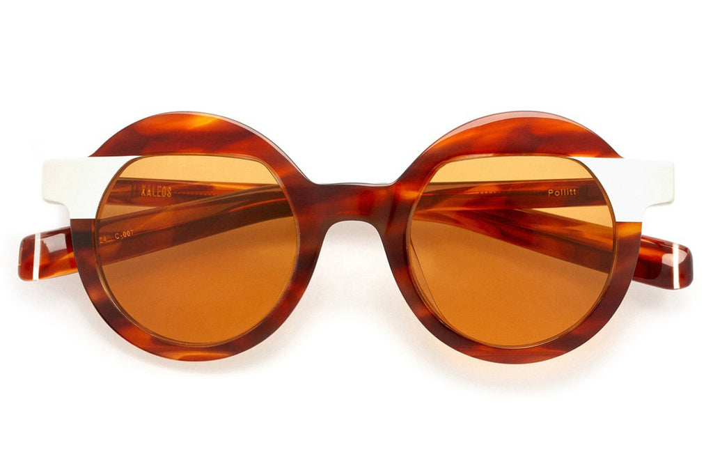 Kaleos Eyehunters - Pollitt Sunglasses Red Tortoise/White