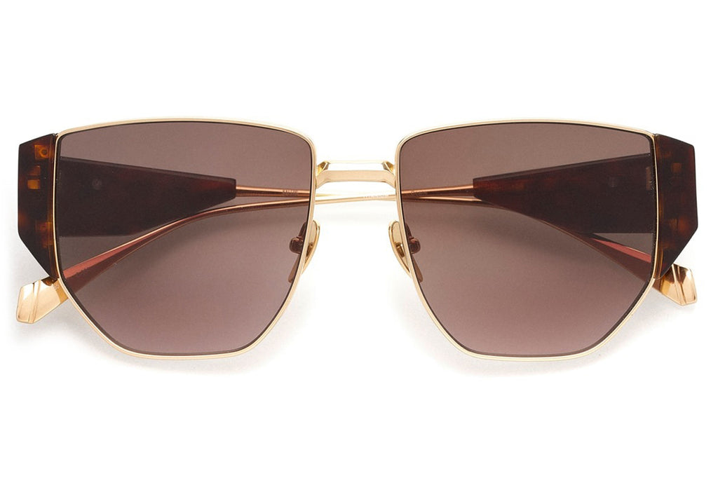 Kaleos Eyehunters - Beane Sunglasses Gold/Dark Brown Tortoise