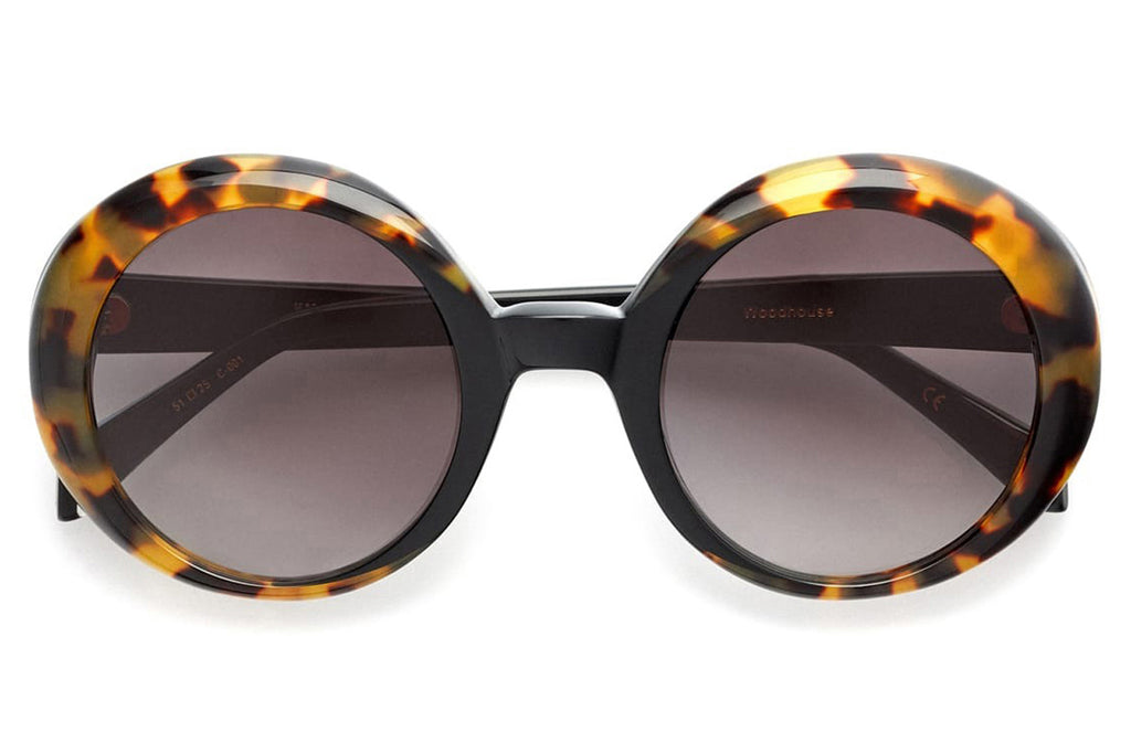 Kaleos Eyehunters - Woodhouse Sunglasses Opaque Black/Brown Tortoise