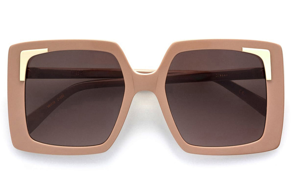 Kaleos Eyehunters - Creasey Sunglasses Brown/White