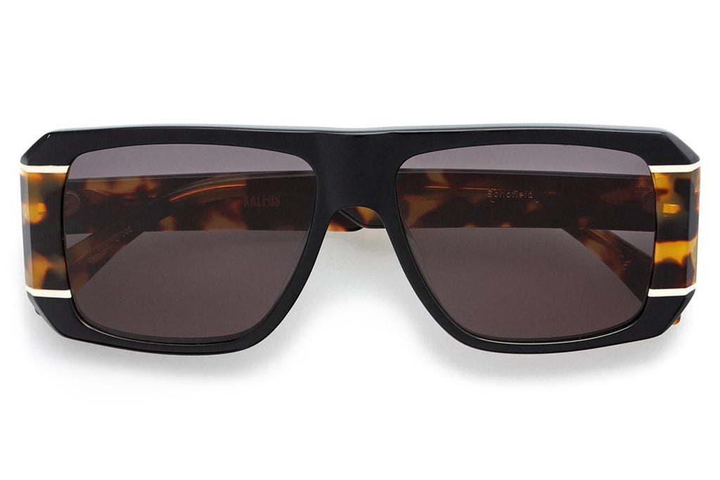 Kaleos Eyehunters - Schofield Sunglasses Opaque Black/Brown Tortoise/White