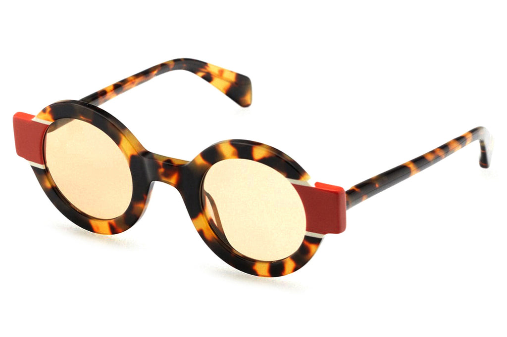 Kaleos Eyehunters - Patrick Sunglasses Brown Tortoise/Orange/White