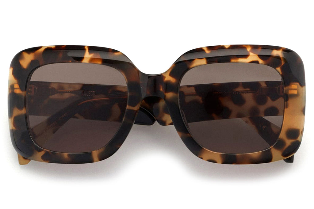 Kaleos Eyehunters - Grudet Sunglasses Monochrome Brown Havana