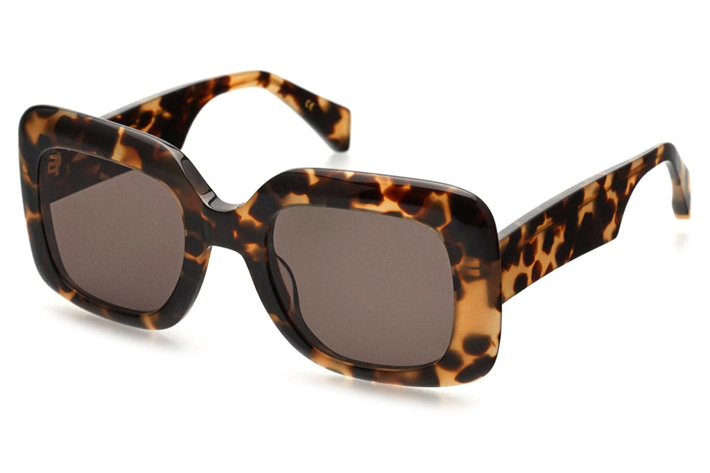 Kaleos Eyehunters - Grudet Sunglasses Monochrome Brown Havana