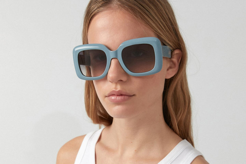 Kaleos Eyehunters - Grudet Sunglasses Monochrome Light Blue